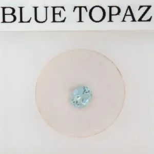 0.73ct Sky Blue Oval Topaz Stone