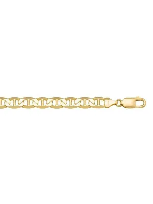 10k, 14k Yellow Gold Flat Anchor 7.0 mm Italian Bracelet