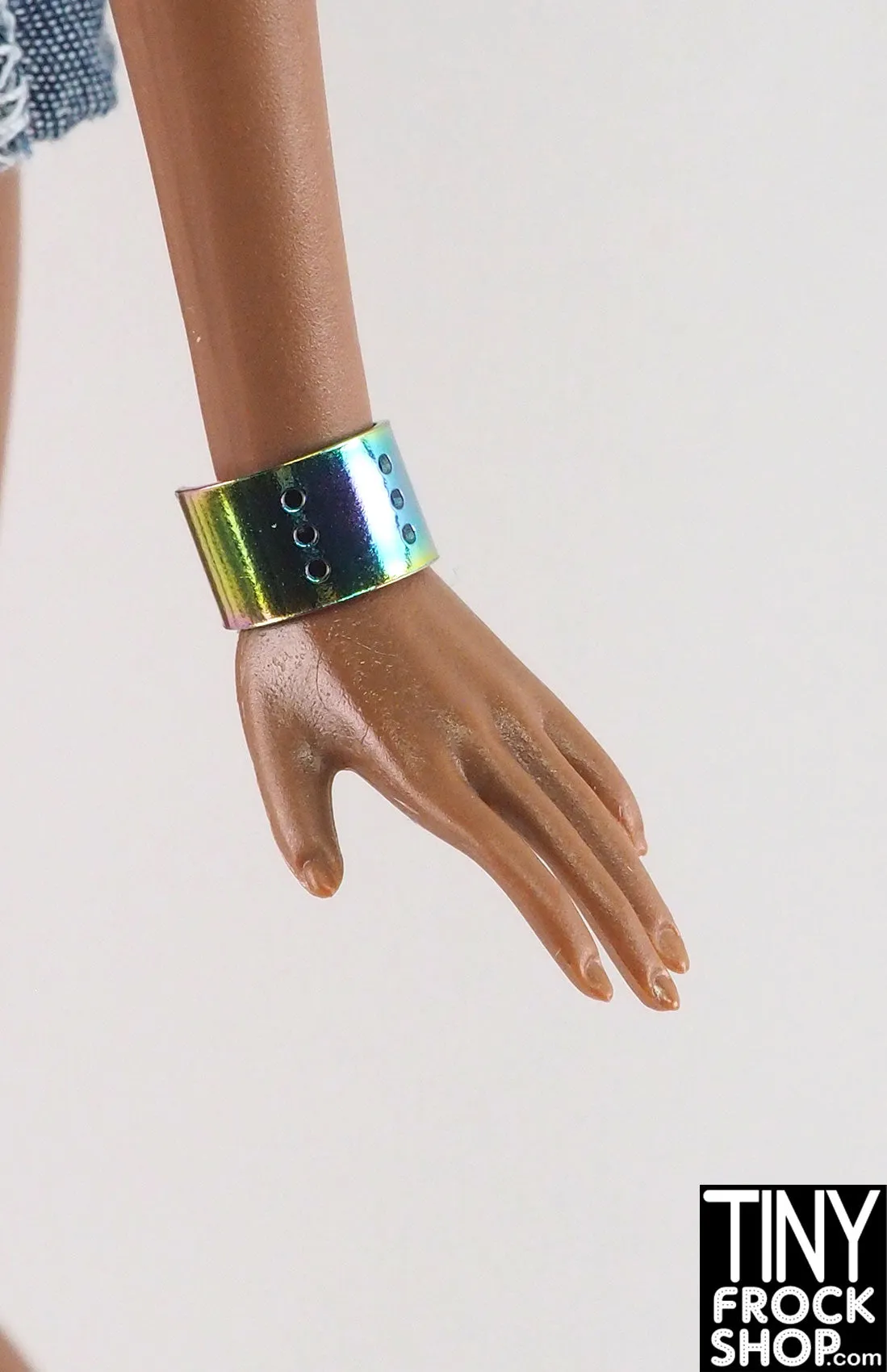 12" Fashion Doll Iridescent Decorative Cuff Bracelets