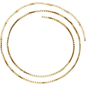 14k Yellow Gold 1.75mm Solid Box 7" Chain