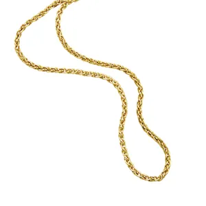 16" 14 Karat Yellow Gold 1.4mm Parisian Wheat Chain