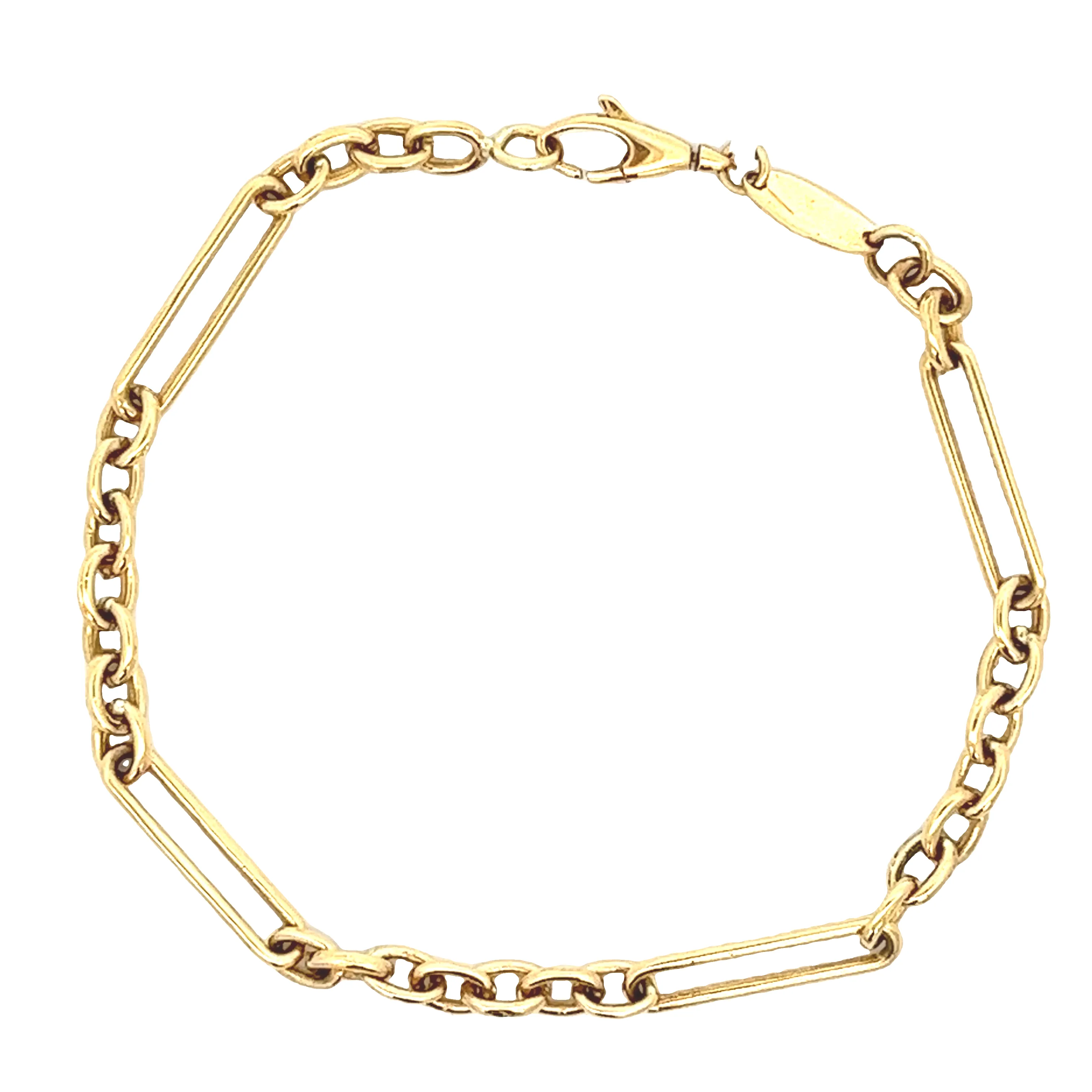 18k Yellow Gold Link Bracelet