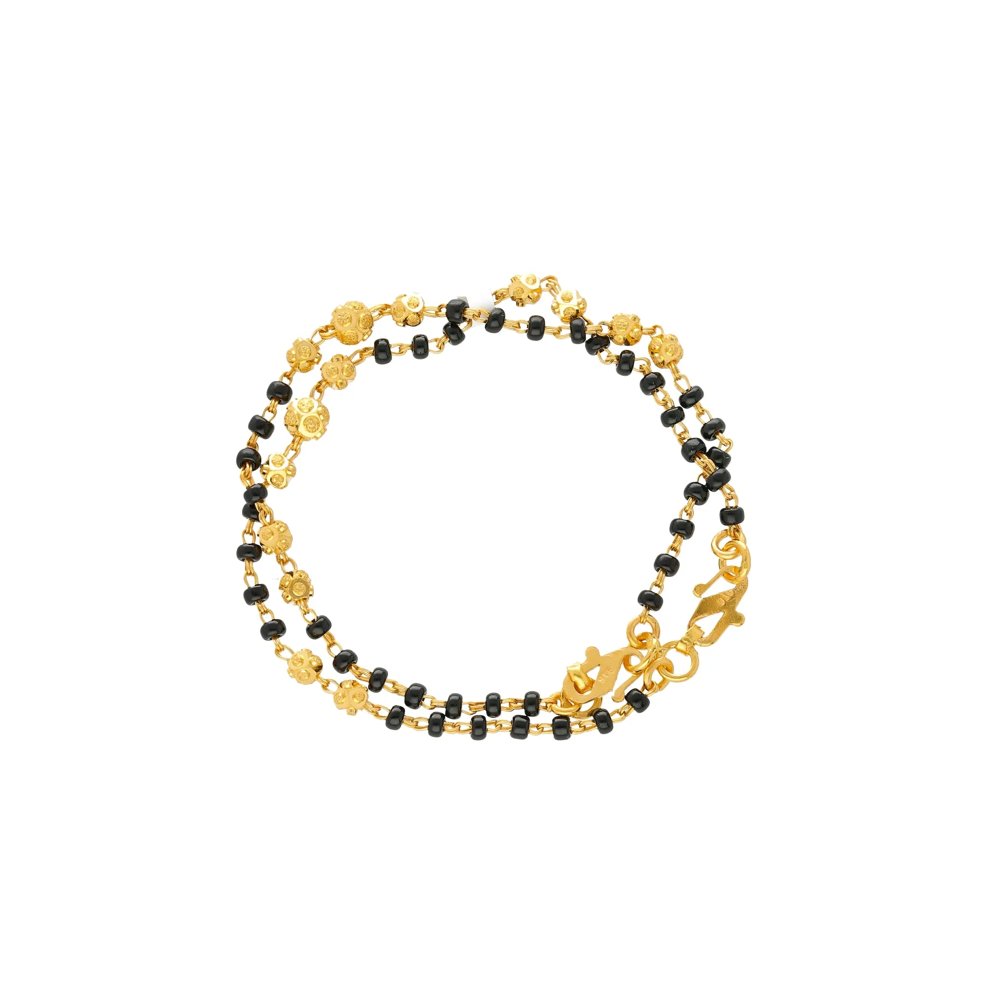 22K Yellow Gold Nazriya Kids Bracelet Set (5.1gm)