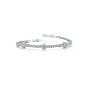 2.65 CTW Station Flexible Tennis Bracelet