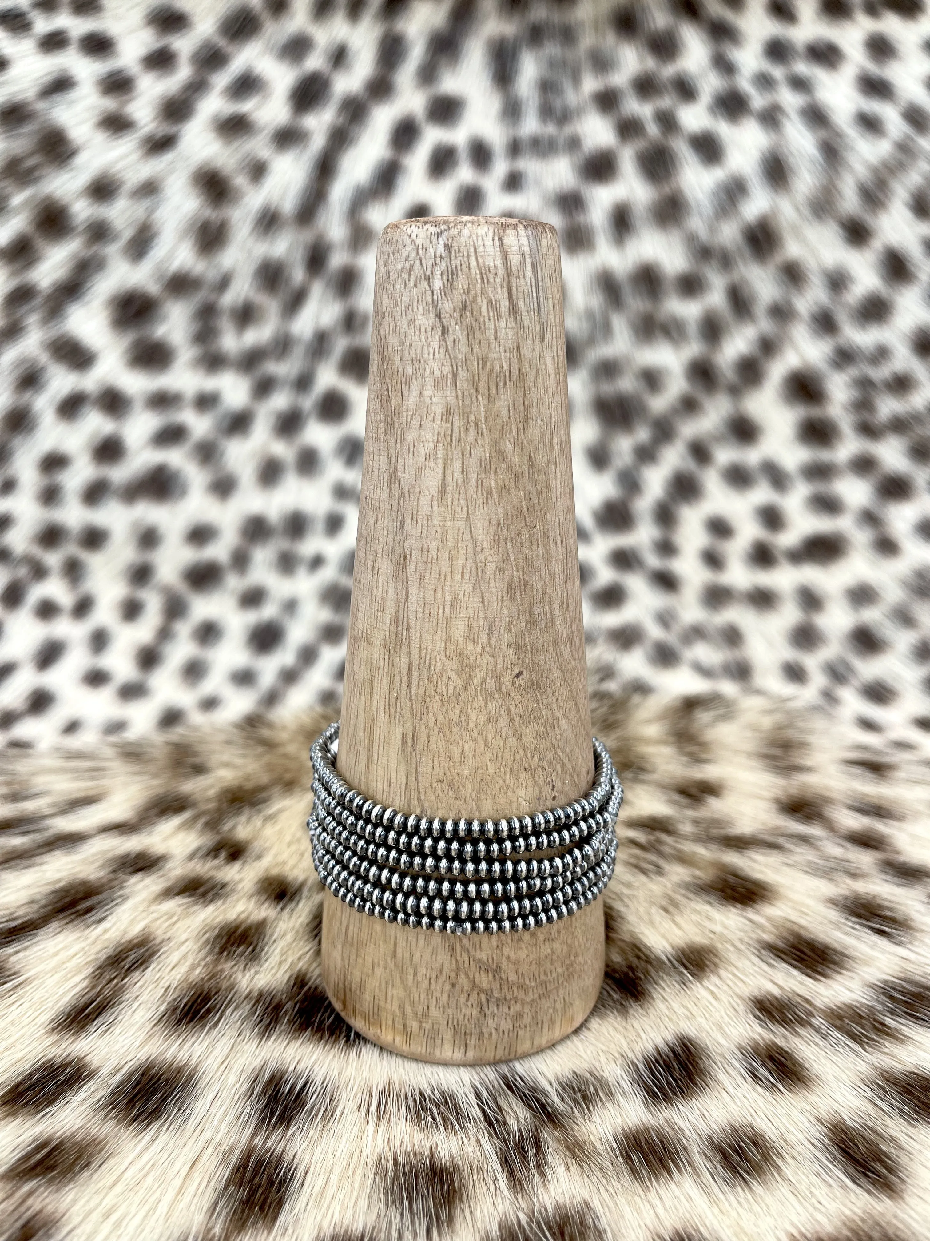 3 MM Saucer Navajo Bracelet
