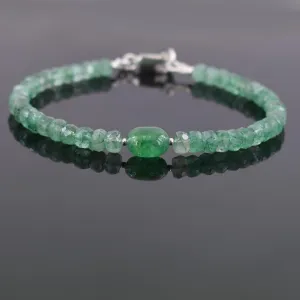 38.90 Ct, Stunning Emerald Gemstone Bracelet- GREAT DESIGN