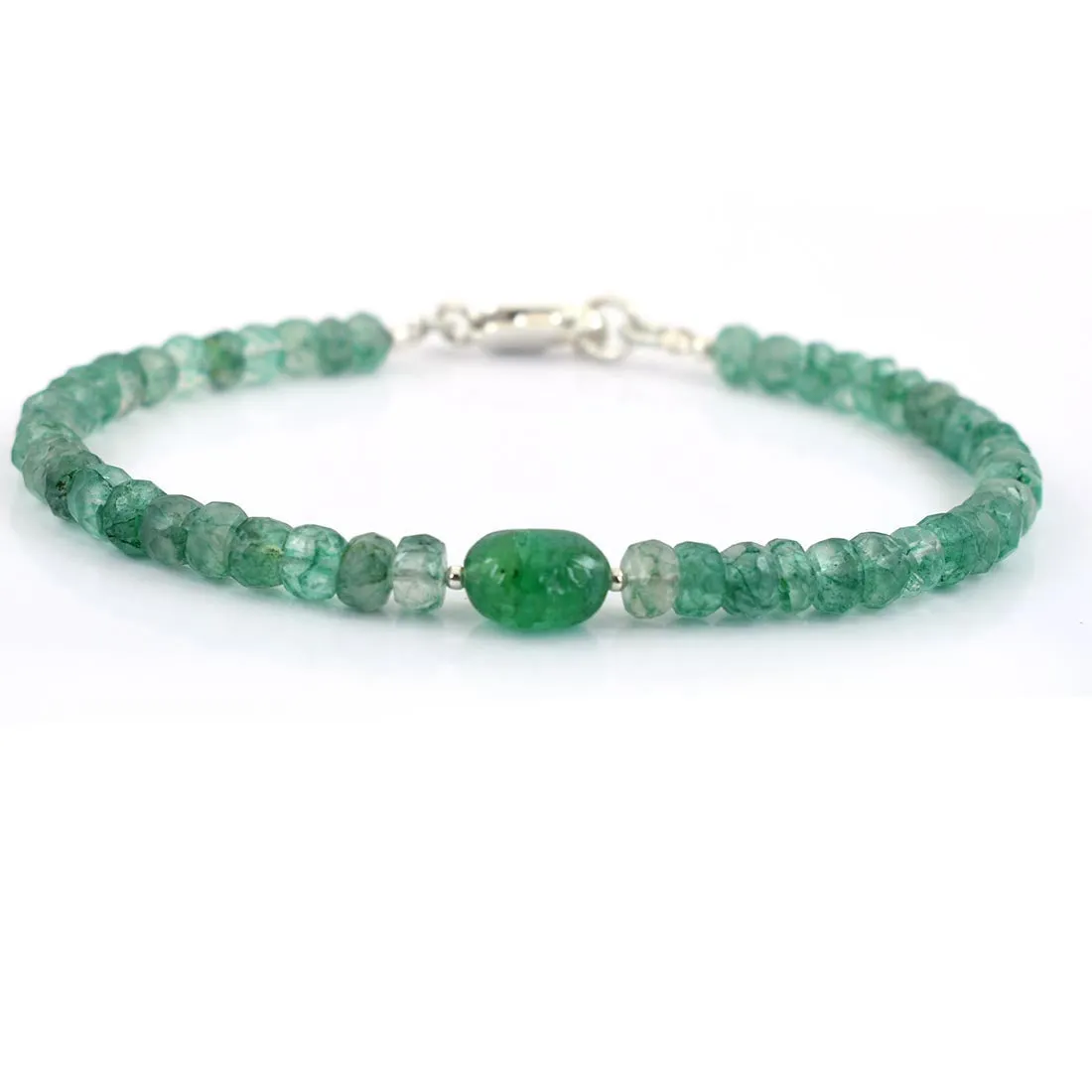 38.90 Ct, Stunning Emerald Gemstone Bracelet- GREAT DESIGN