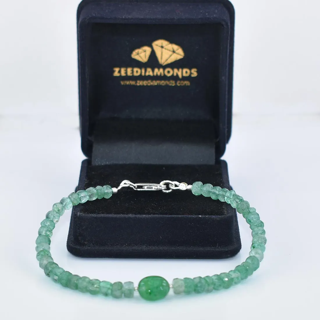 38.90 Ct, Stunning Emerald Gemstone Bracelet- GREAT DESIGN