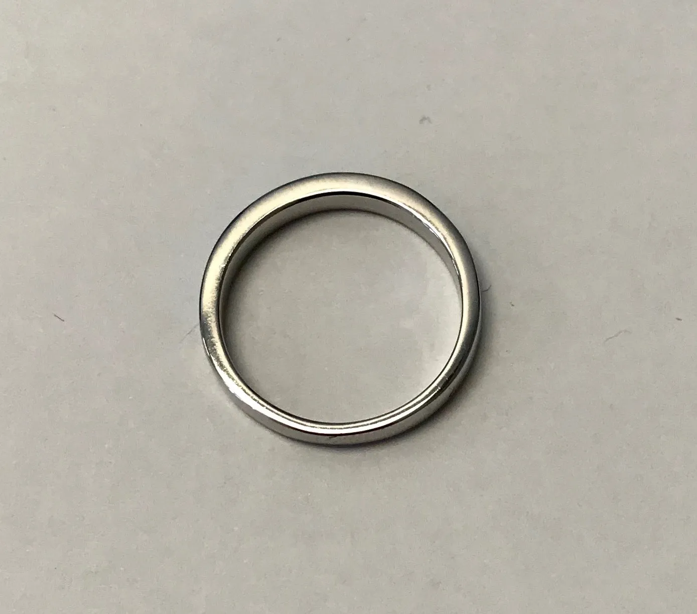 3mm Single Band Pacific Sapphire Opal Ring - 925 Sterling Silver Stackable Ring