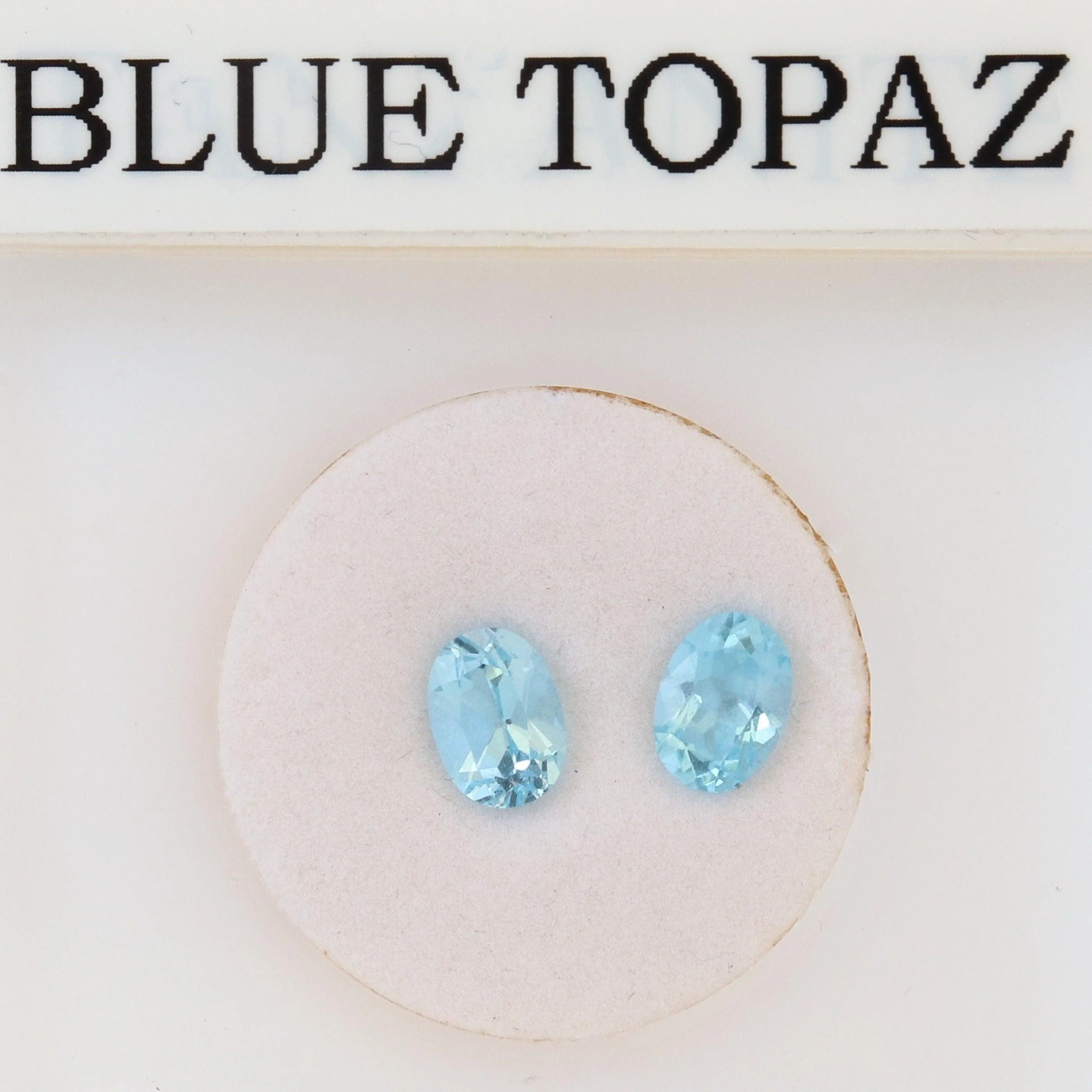 5mmx7mm Sky Blue Oval Topaz Stone