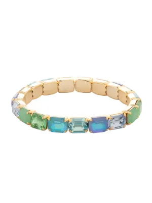 7 Inch Easton Emerald Cut Stretch Bracelet - BFS30BGOC