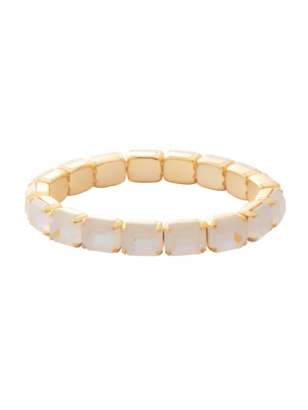 7 Inch Easton Emerald Cut Stretch Bracelet - BFS30BGUW