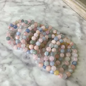 7” Morganite & Aquamarine Bracelets