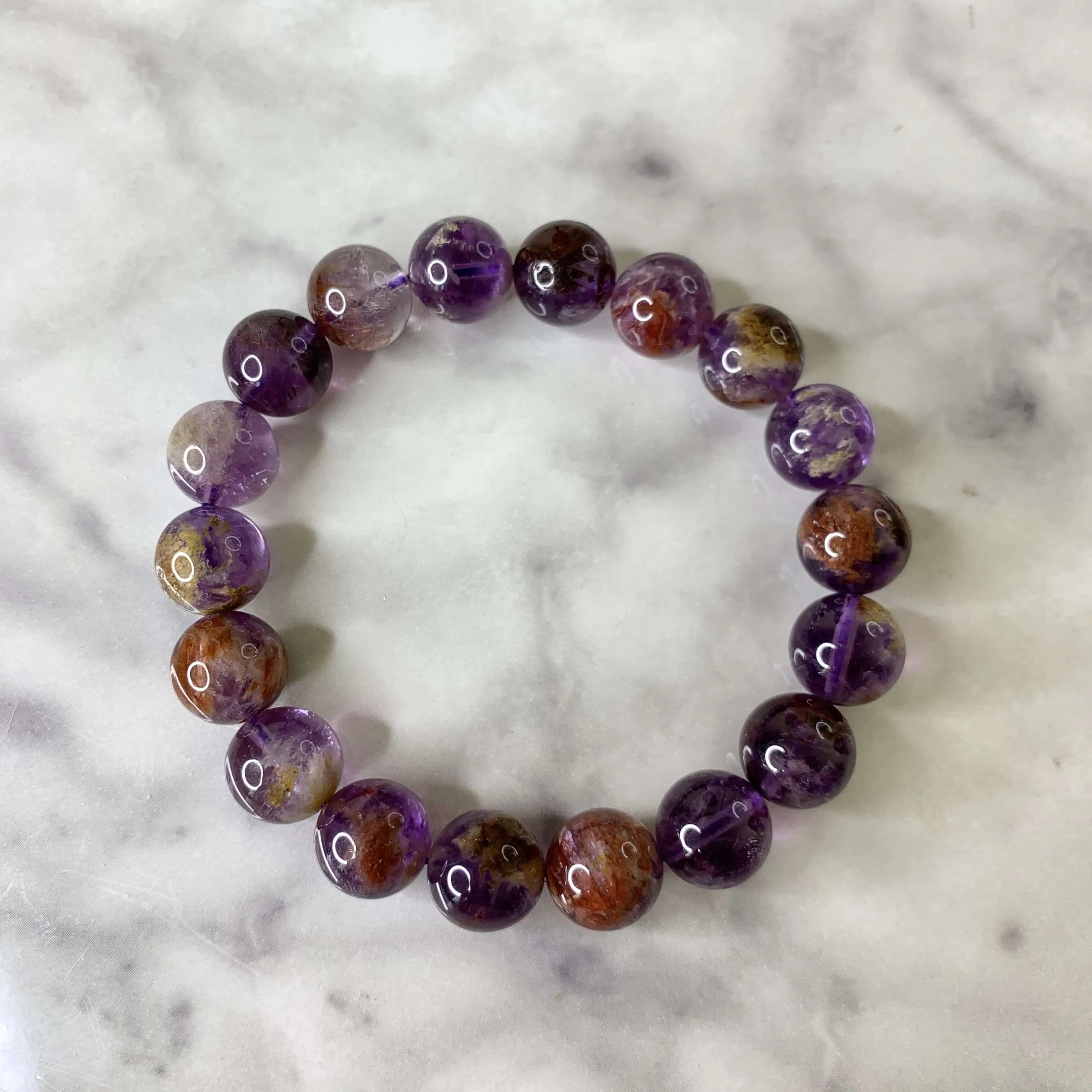 8” Amethyst Phantom Bracelets