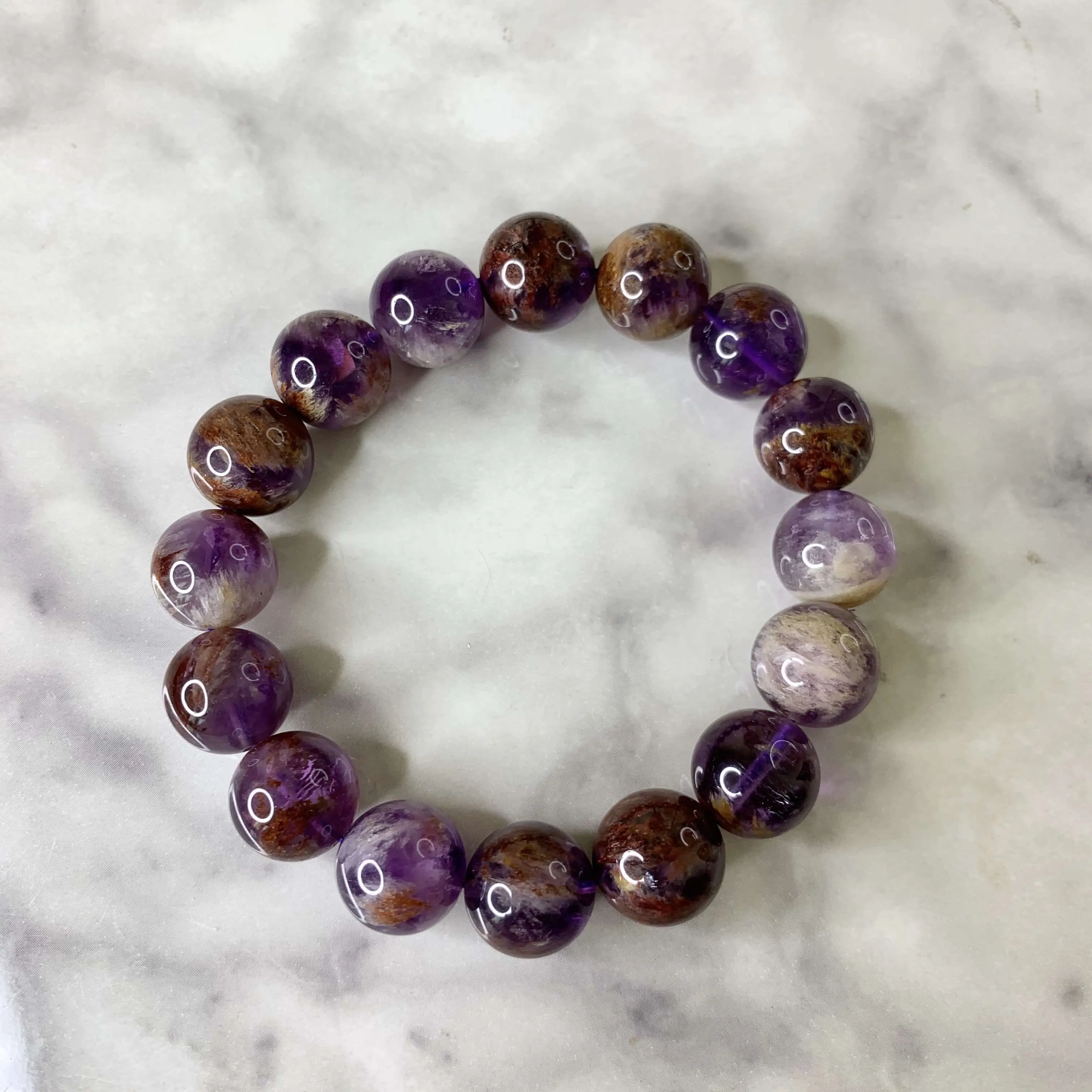 8” Amethyst Phantom Bracelets