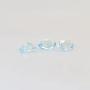 8.1mm x 6mm Sky Blue Oval Topaz Stone
