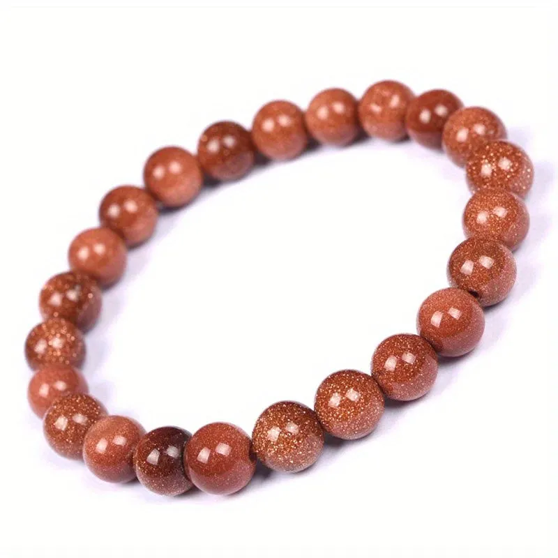 8mm Opal Moonstone Bracelet Elastic Rope Hand String