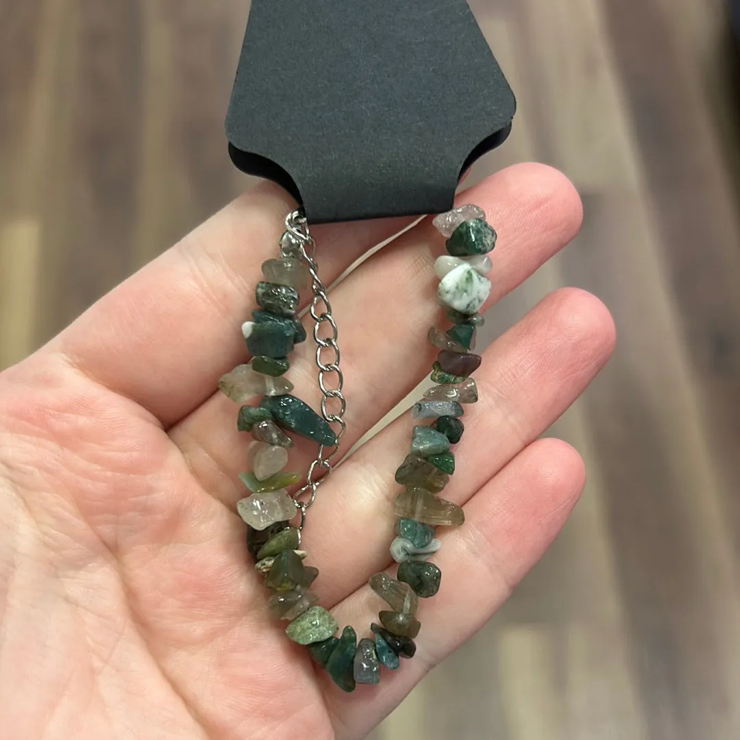 Adjustable Crystal Chip Bracelets
