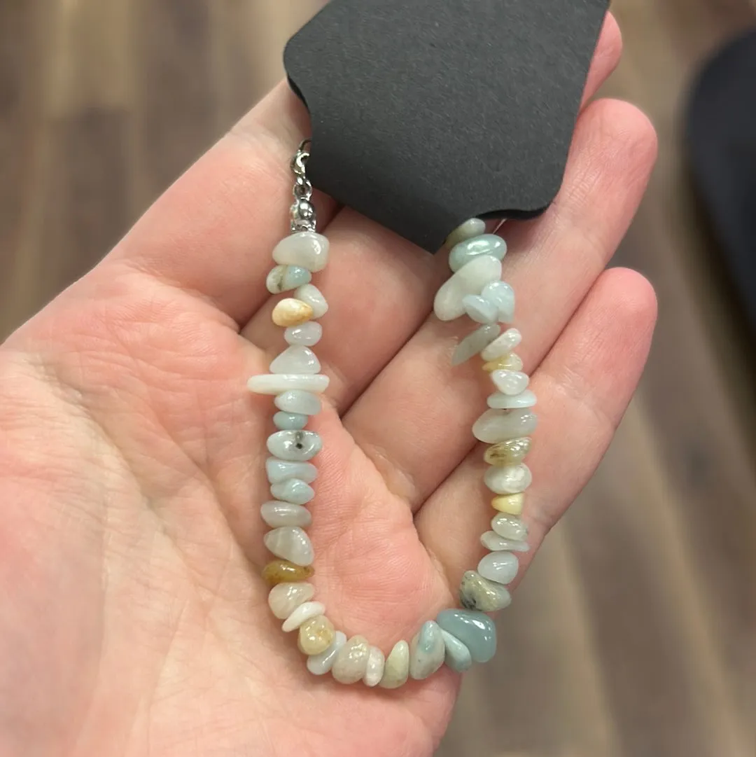 Adjustable Crystal Chip Bracelets