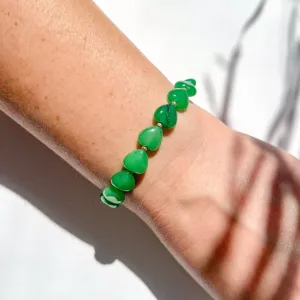 Aine Hearts Bracelet - Jade