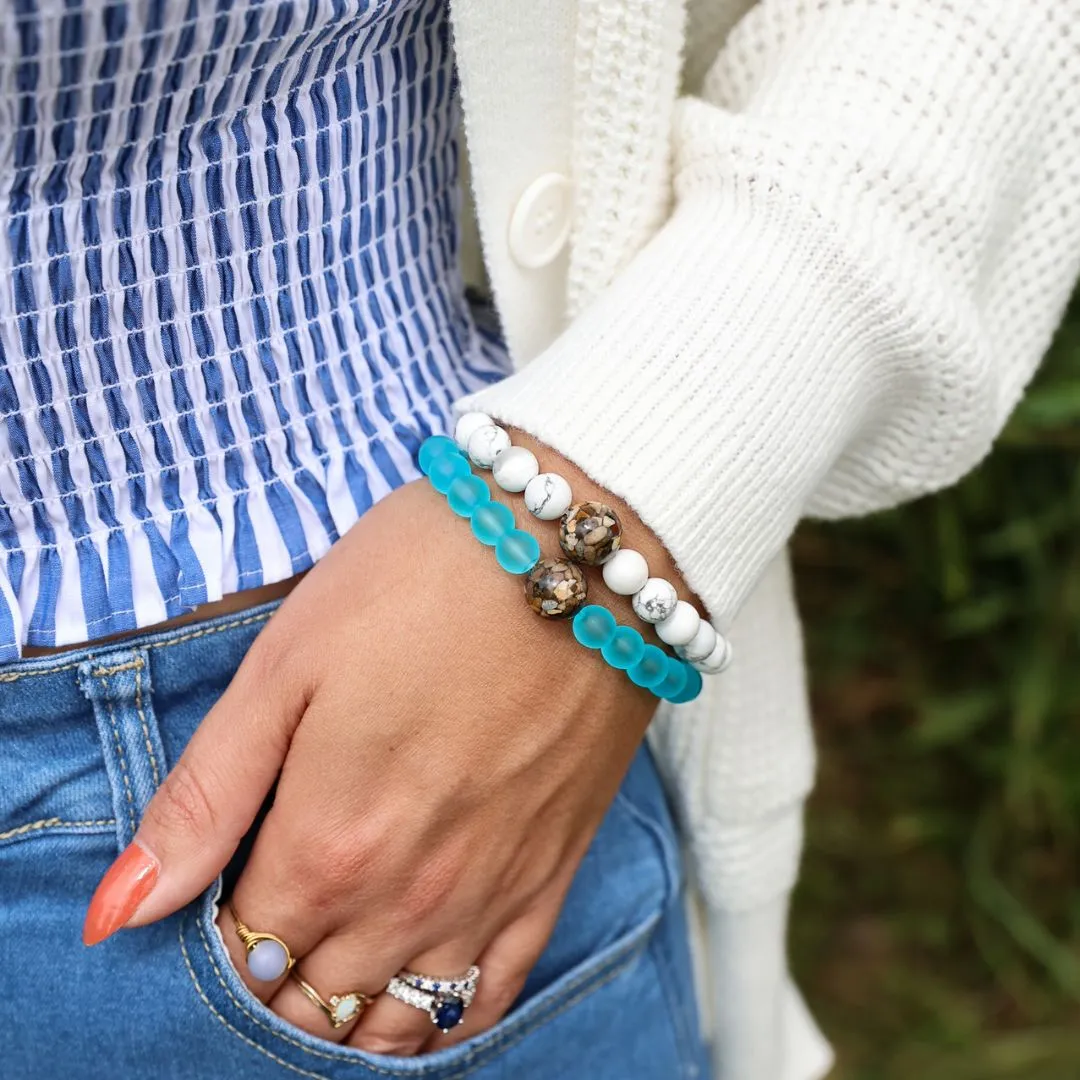 Alabama Stones   Turquoise Bay Glass