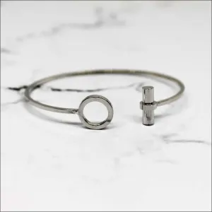 Alicia Everyday Silver Bangle Bracelet