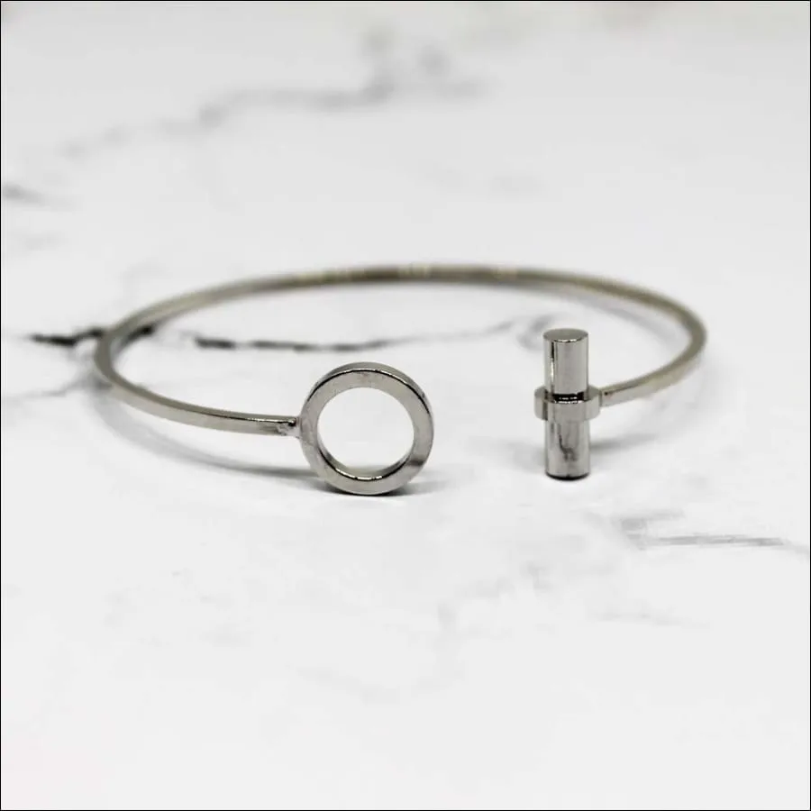 Alicia Everyday Silver Bangle Bracelet