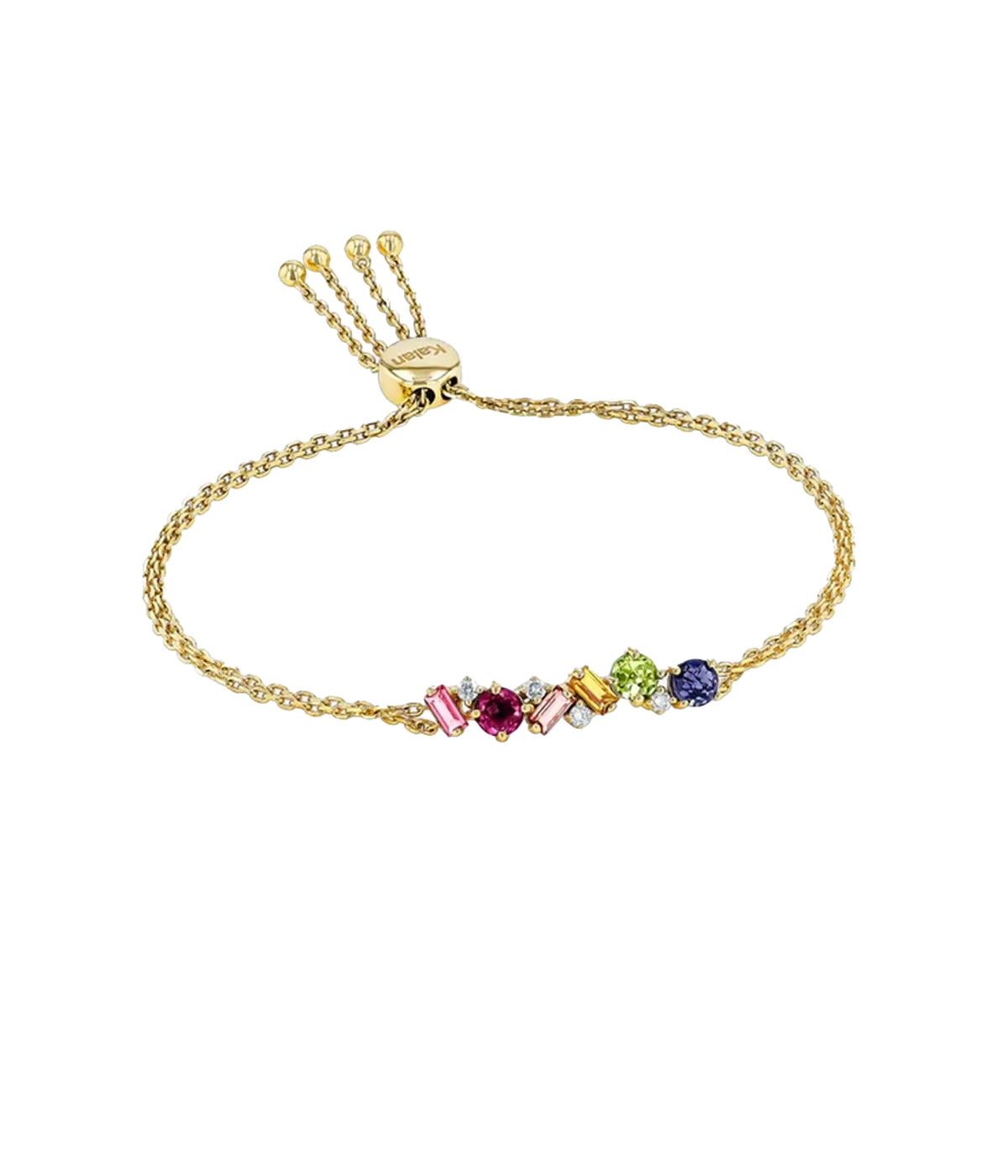 Amalfi Pulley Bracelet in Mixed Stones