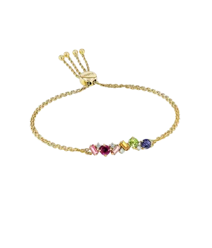 Amalfi Pulley Bracelet in Mixed Stones