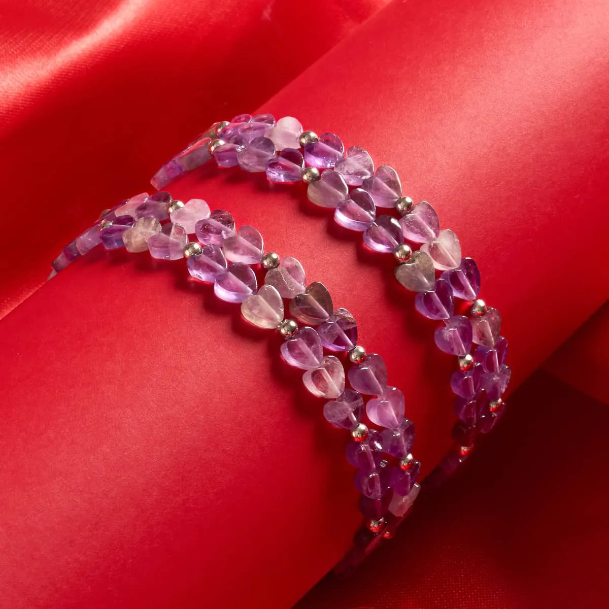Amethyst | .925 Sterling Silver | Heart Wrap