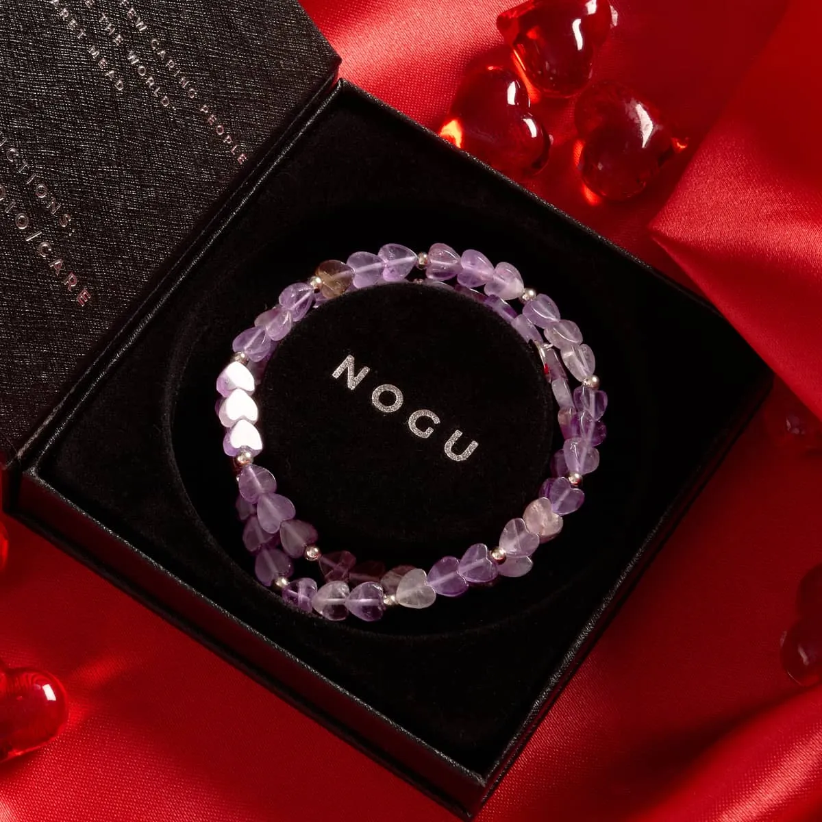 Amethyst | .925 Sterling Silver | Heart Wrap
