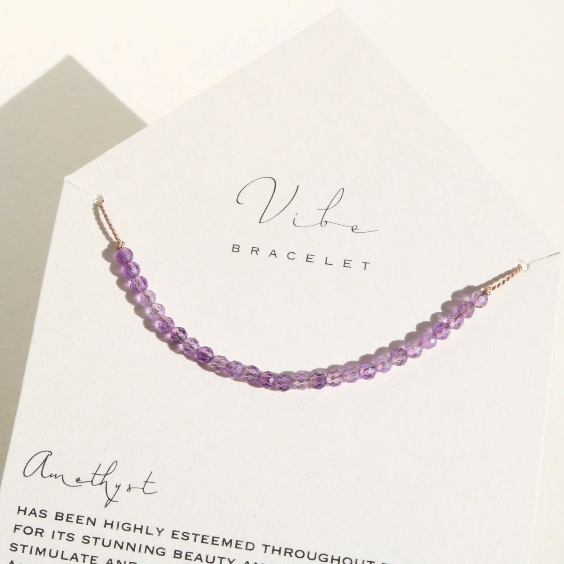 AMETHYST BEADED