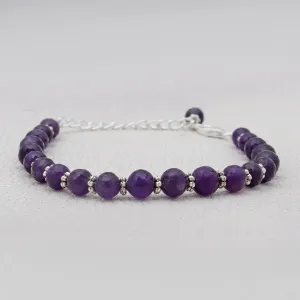 Amethyst Beads Bracelet