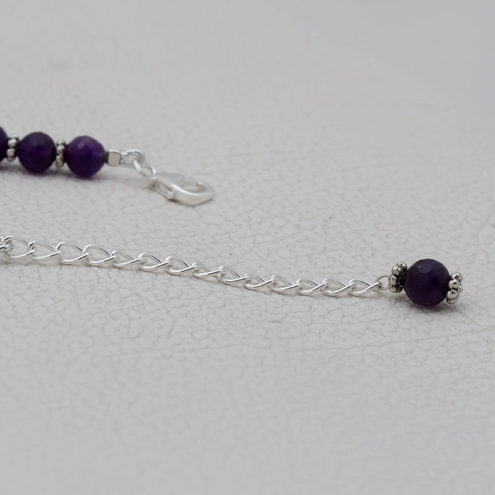 Amethyst Beads Bracelet