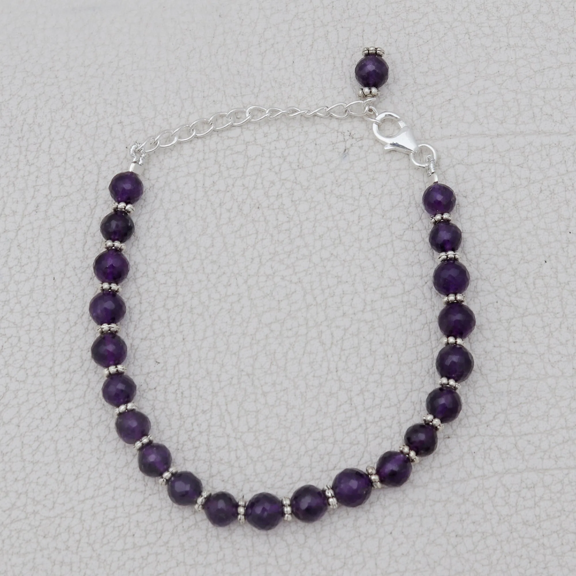 Amethyst Beads Bracelet