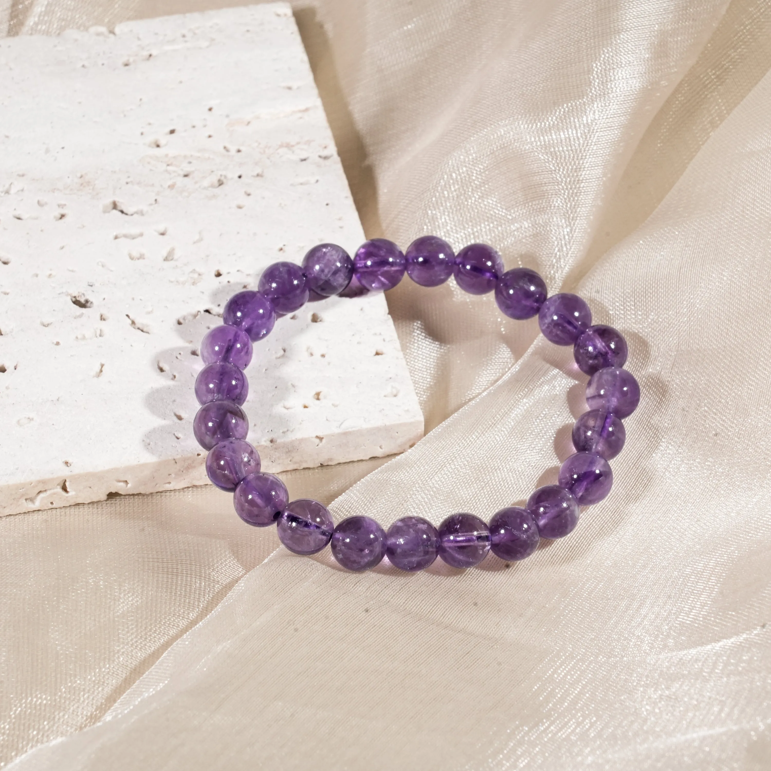 Amethyst Gemstone Bracelet