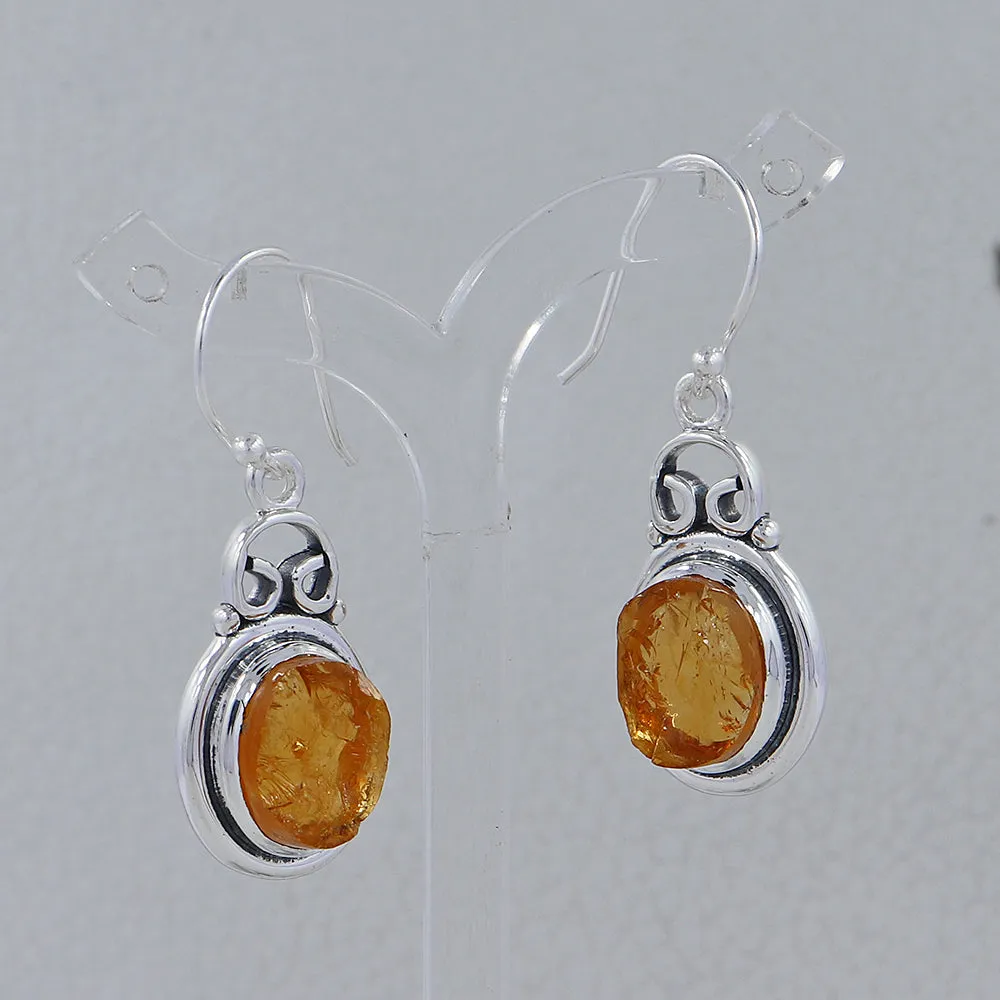 Amethyst Silver Earrings