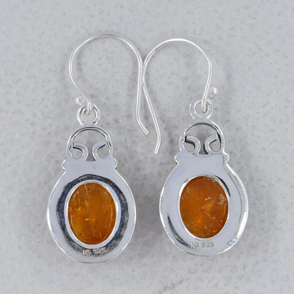 Amethyst Silver Earrings