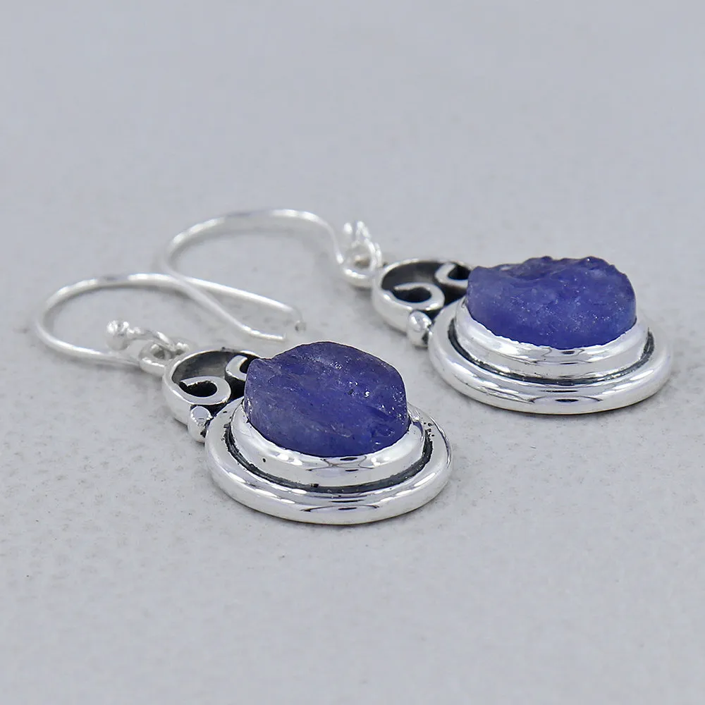 Amethyst Silver Earrings