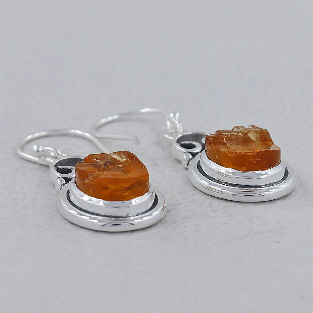 Amethyst Silver Earrings
