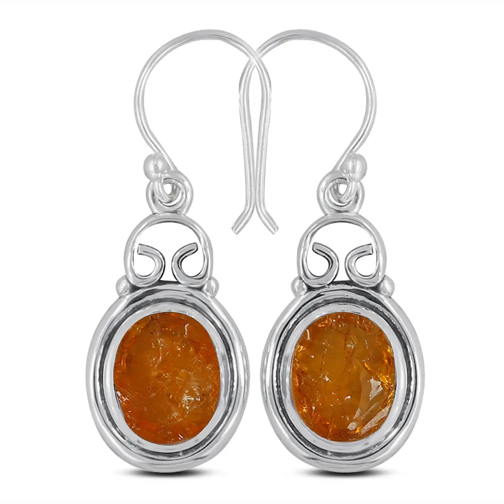 Amethyst Silver Earrings