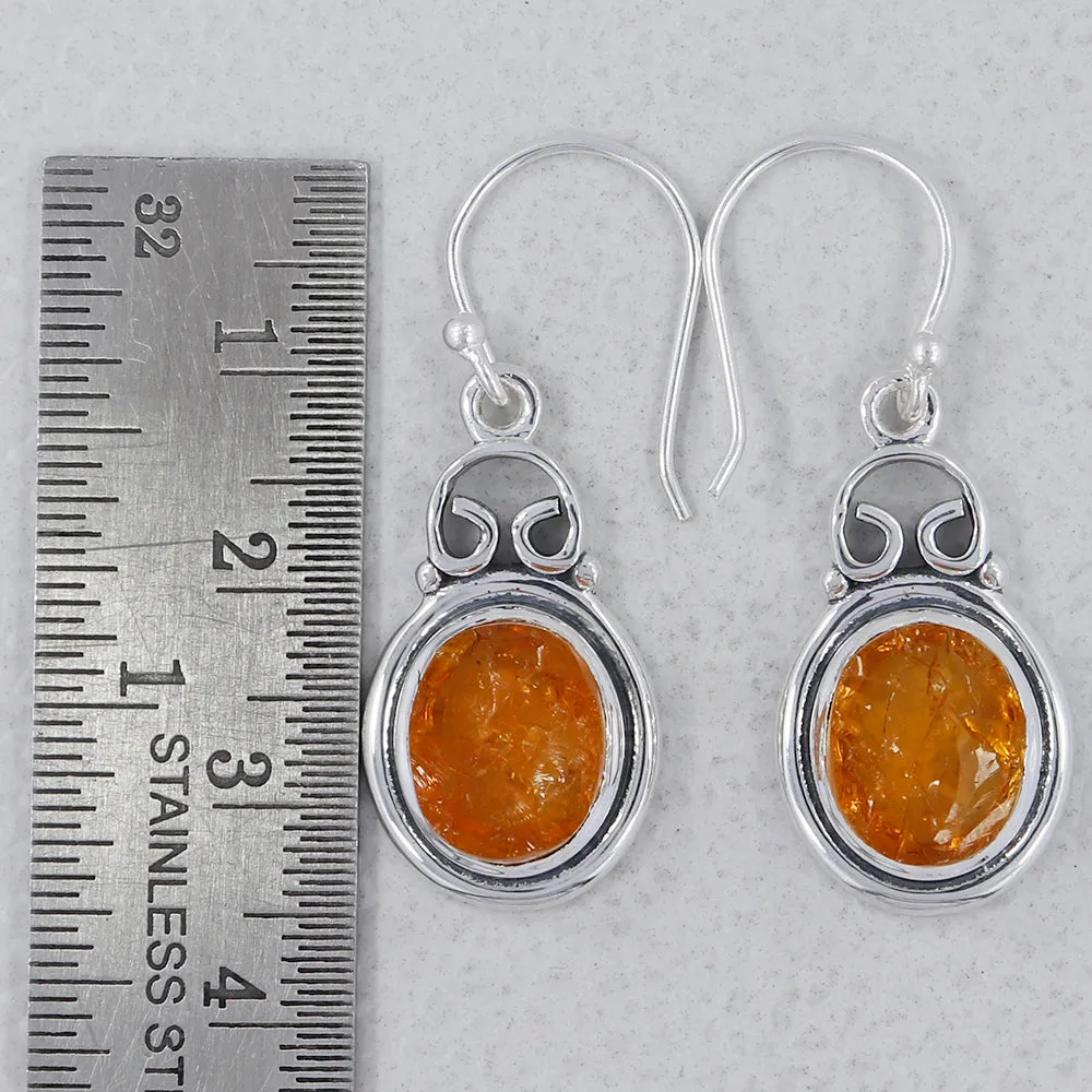 Amethyst Silver Earrings