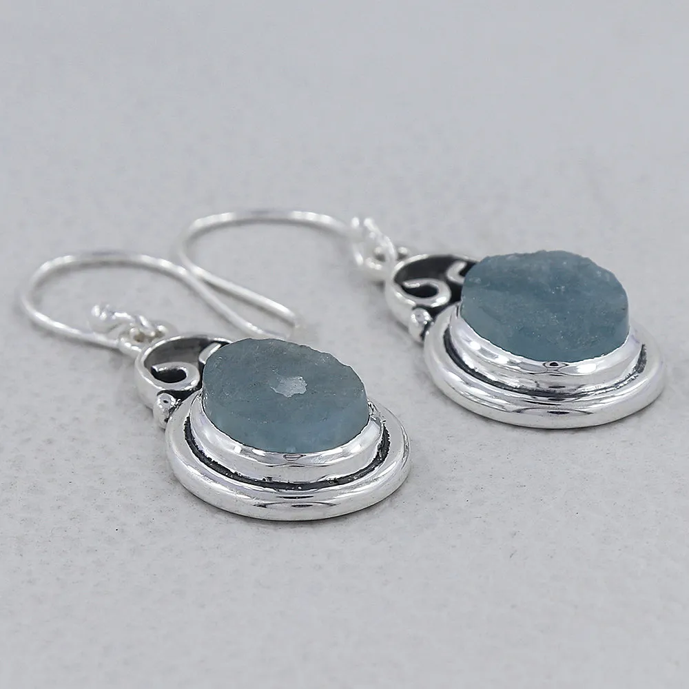 Amethyst Silver Earrings