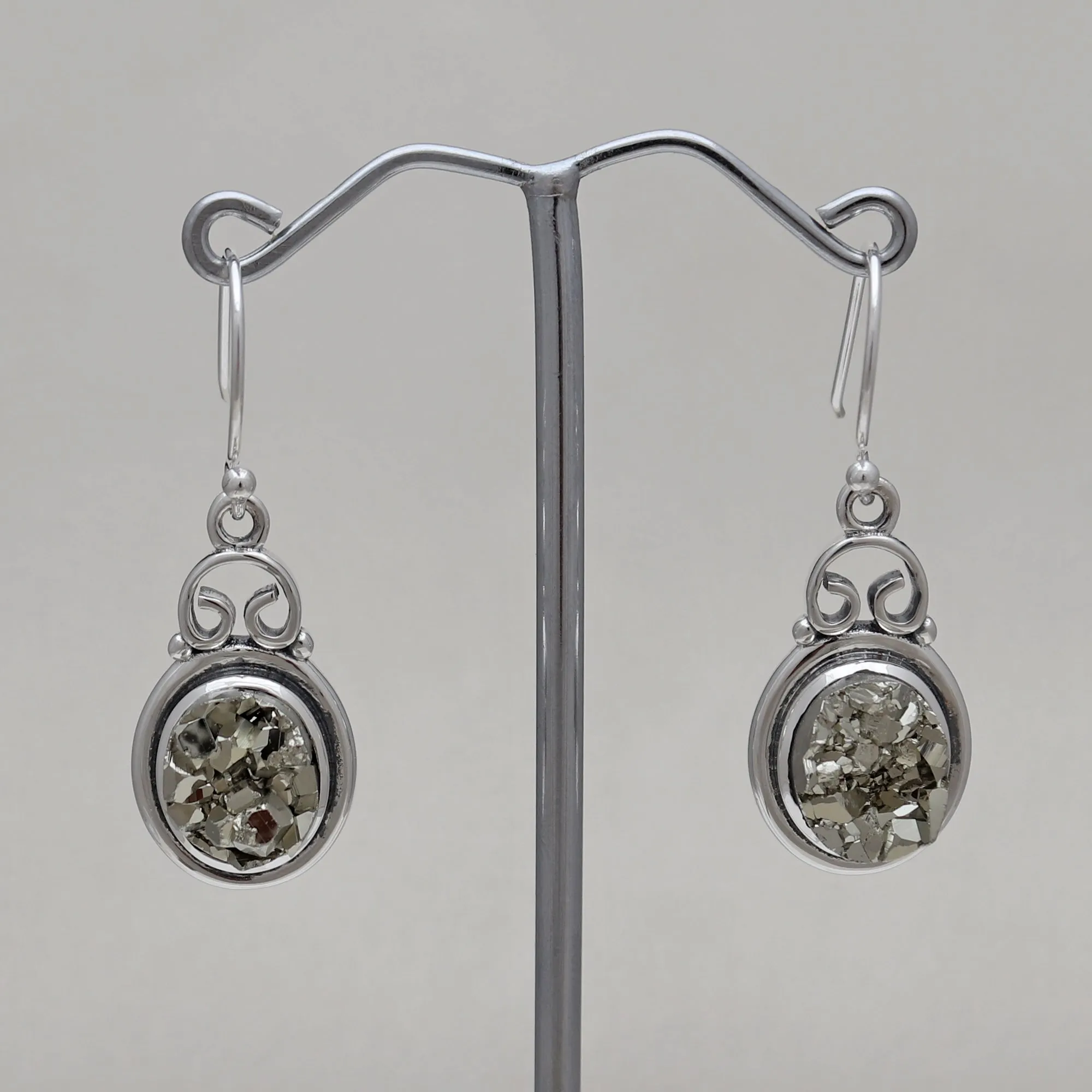 Amethyst Silver Earrings