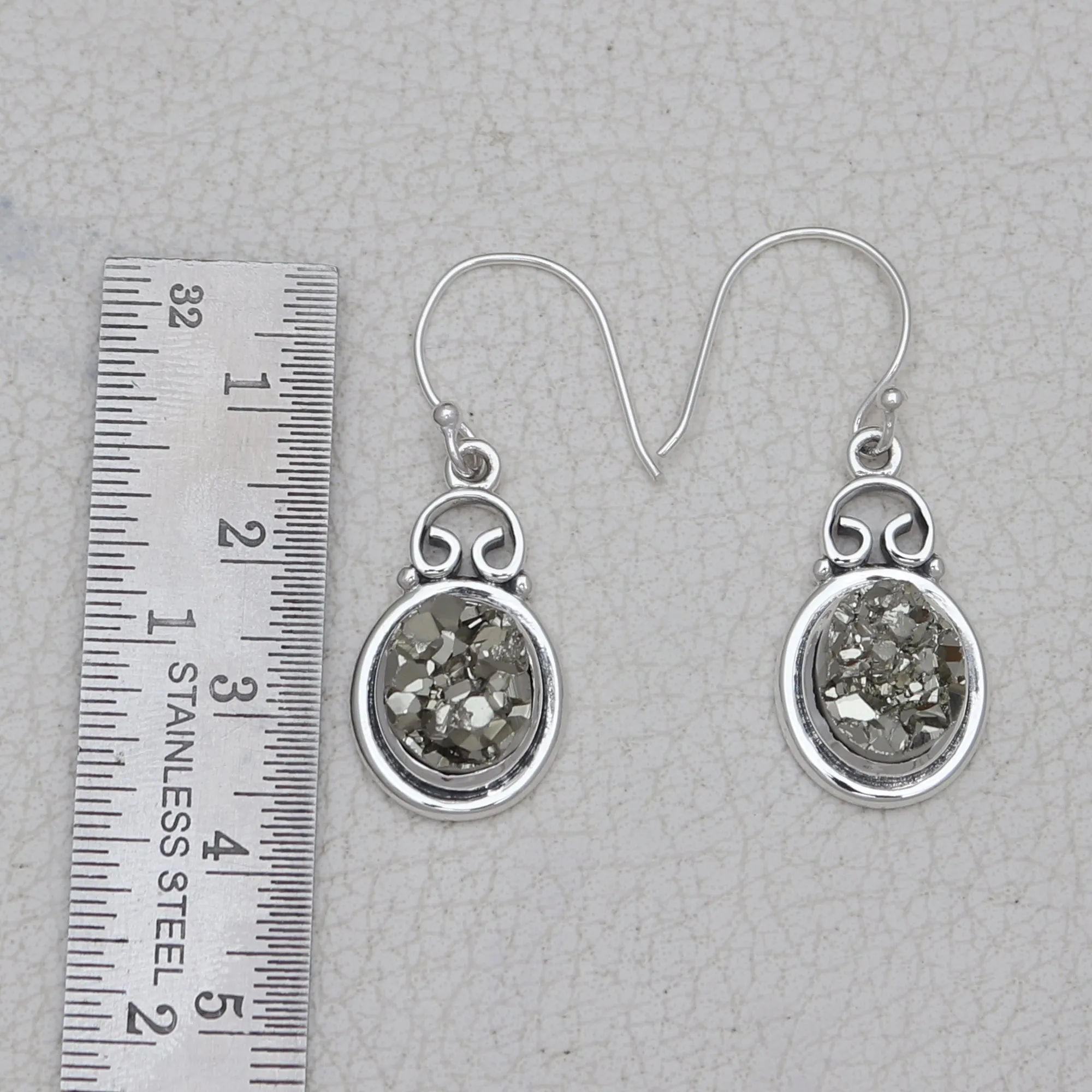 Amethyst Silver Earrings