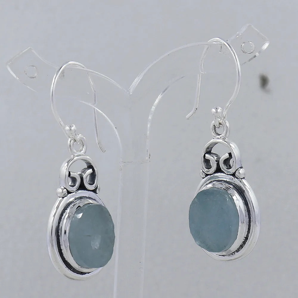 Amethyst Silver Earrings