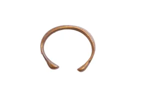 Antique African Bronze Snake Cuff Bracelet