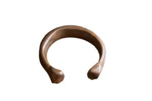Antique African Copper Snake Cuff Bracelet