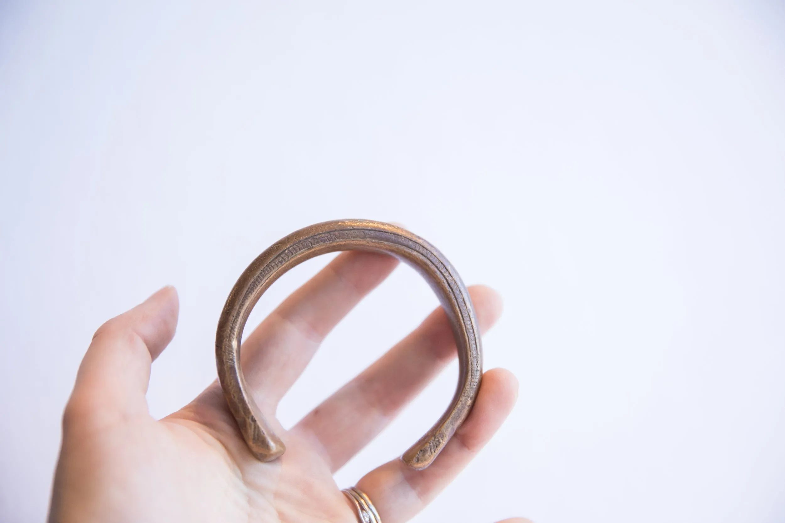 Antique African Snake Cuff Bracelet