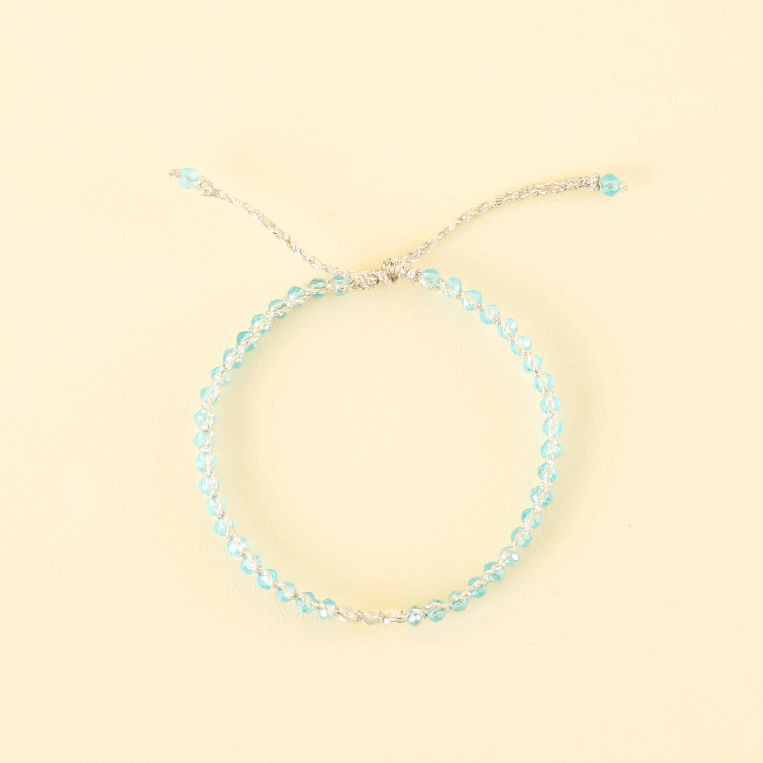 Aqua Crystal Kid Bracelet